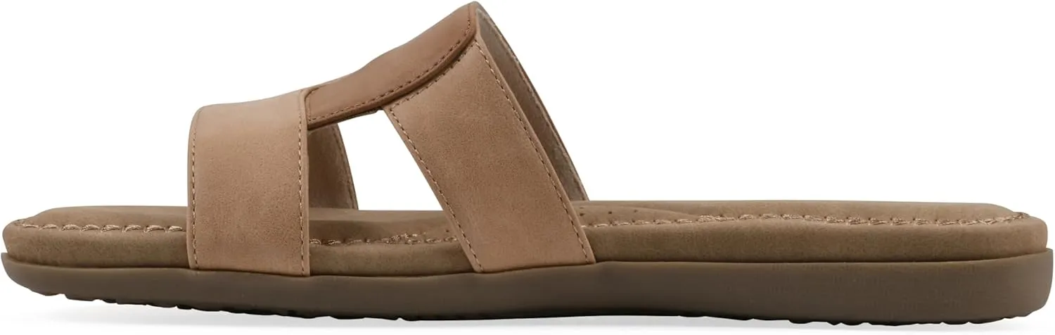 CLIFFS BY WHITE MOUNTAIN Women's Fraida Slide Sandal