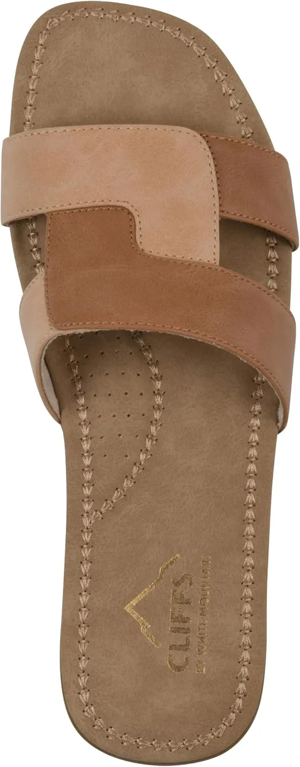 CLIFFS BY WHITE MOUNTAIN Women's Fraida Slide Sandal