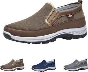 CNA Trop Orthopedic Shoes for Men Slip-On Canvas Loafers CNA Trop Shoes for Men Outdoor Hiking Orthopedic Breathable Walking Loafers