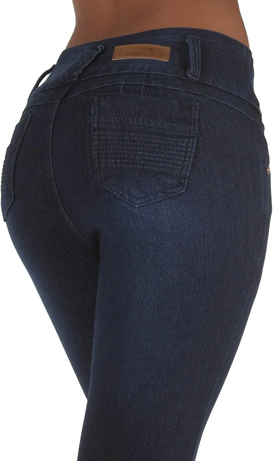 Colombian Design, Butt Lift, Levanta Cola, Boot Leg Jeans Plus/Junior Size