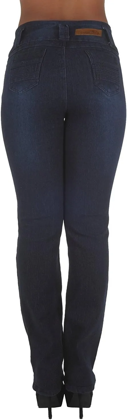 Colombian Design, Butt Lift, Levanta Cola, Boot Leg Jeans Plus/Junior Size