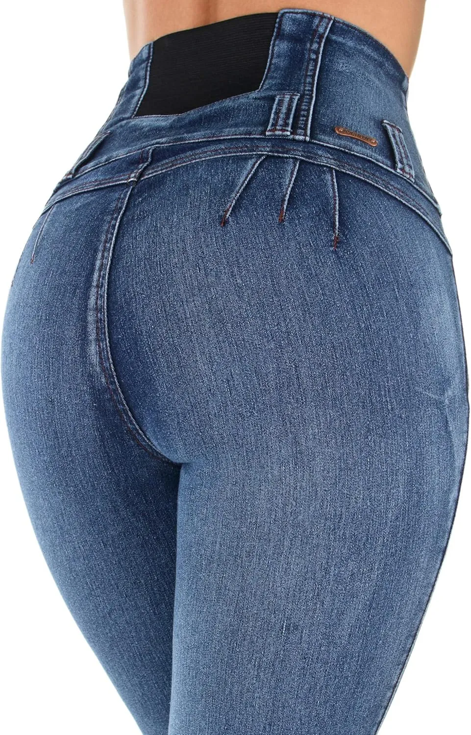 Colombian Design, Butt Lift, Levanta Cola, Boot Leg Jeans Plus/Junior Size