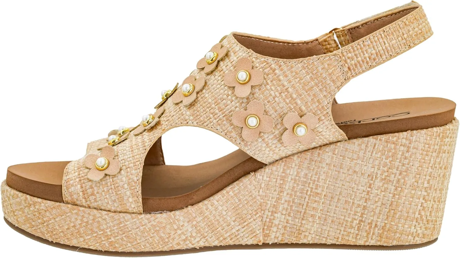 Corkys Footwear Womens Carley Wedges, Featuring Corkys EVA Foam Cushioned Insoles, A 2.5 Inch Heel, Lightweight For All Day Wear, And Hook And Loop Closure