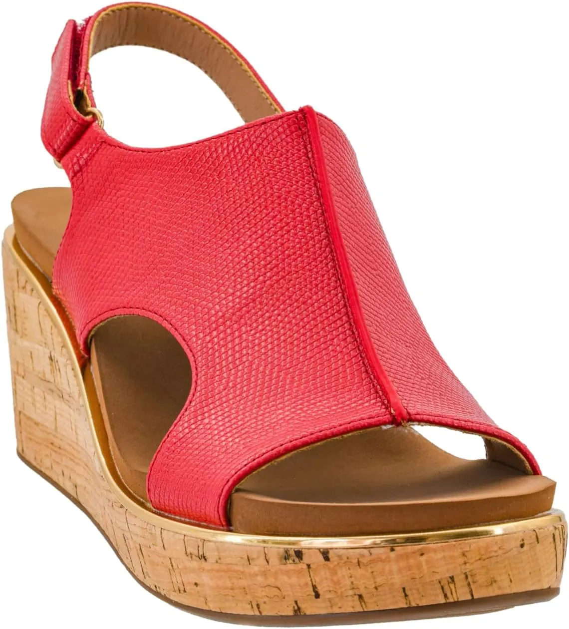 Corkys Footwear Womens Carley Wedges, Featuring Corkys EVA Foam Cushioned Insoles, A 2.5 Inch Heel, Lightweight For All Day Wear, And Hook And Loop Closure