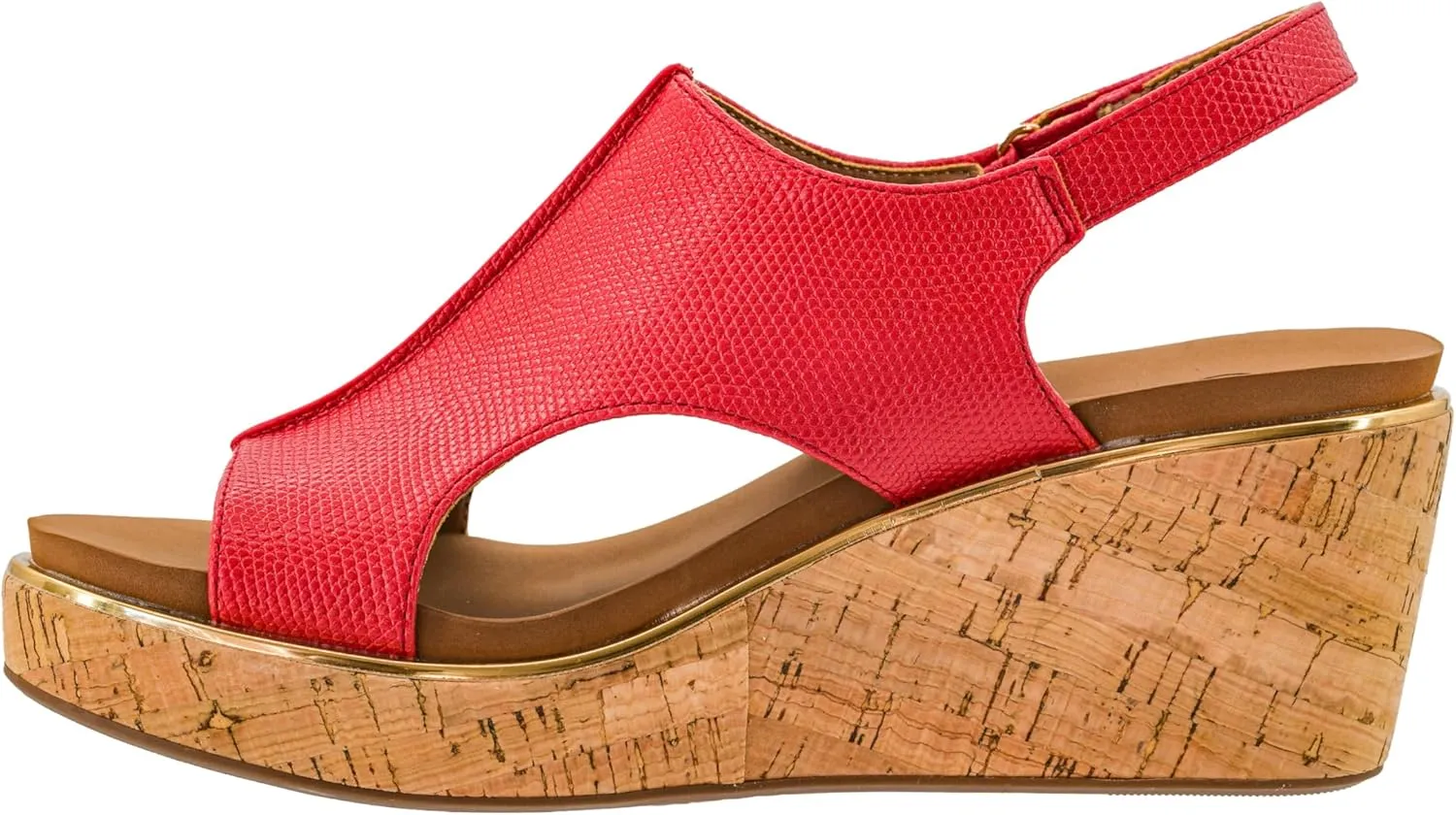 Corkys Footwear Womens Carley Wedges, Featuring Corkys EVA Foam Cushioned Insoles, A 2.5 Inch Heel, Lightweight For All Day Wear, And Hook And Loop Closure