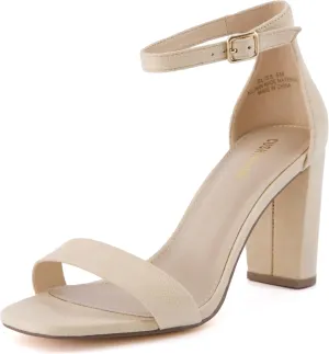 CUSHIONAIRE Women's Bliss one band mid block heel sandal  Memory Foam, Wide Widths Available