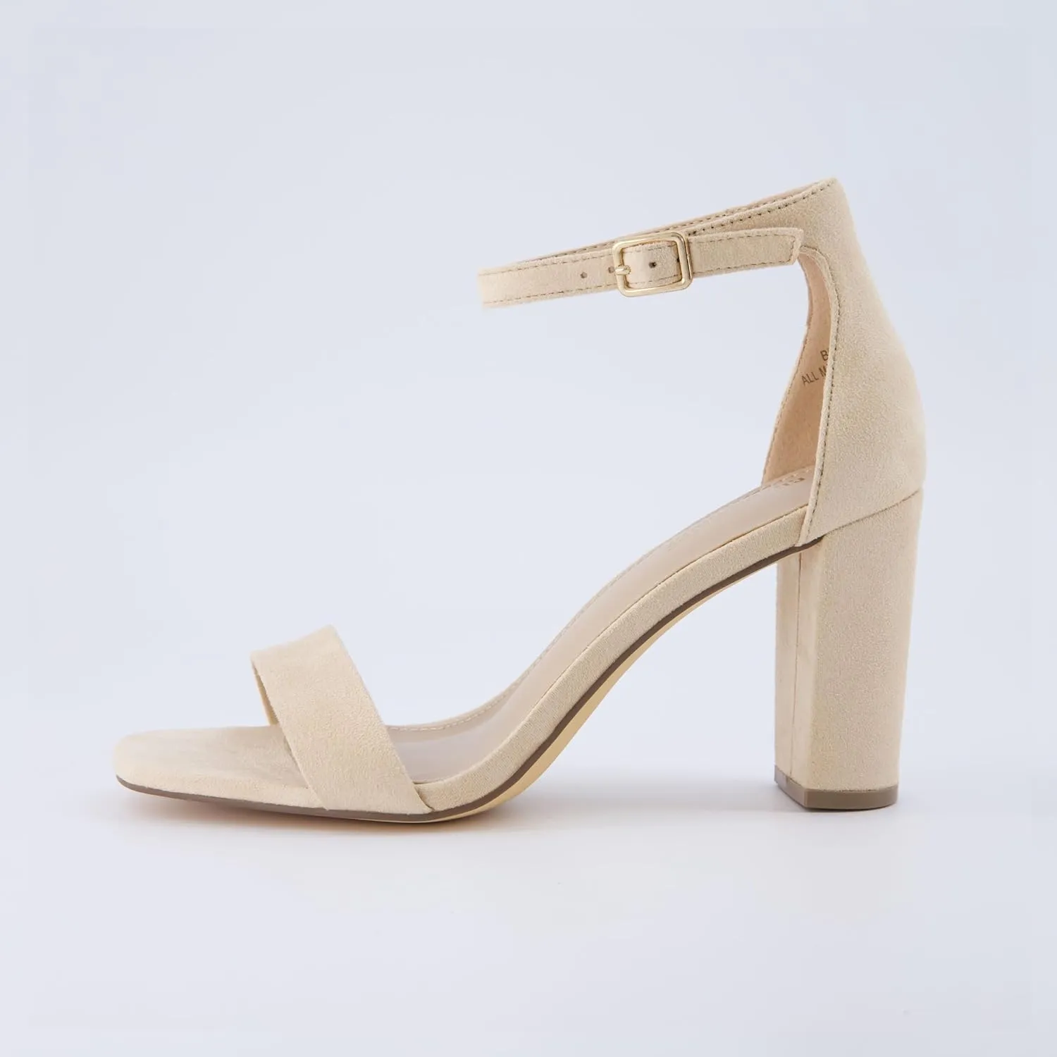 CUSHIONAIRE Women's Bliss one band mid block heel sandal  Memory Foam, Wide Widths Available