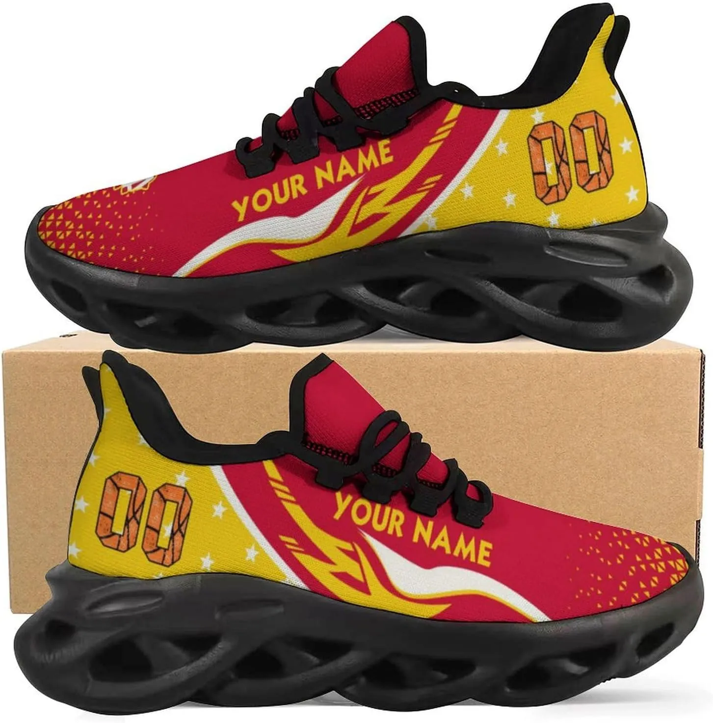 Custom Basketball Shoes with City Name Number Personalized Gym Running Flex Control Casual Sneakers Lightweight Breathable Gift for Fans Men Women