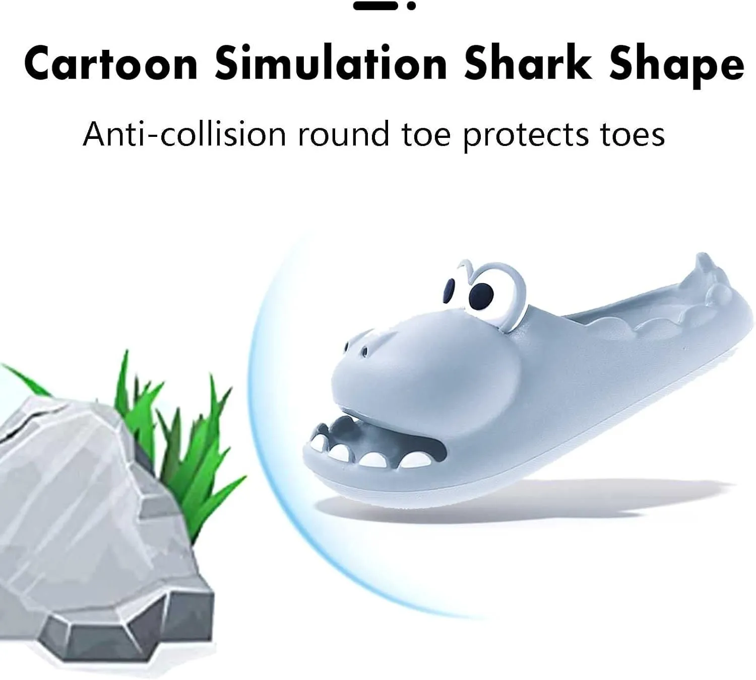 Cute Dinosaur Slides Slippers for Women Men 1.57 in Super Soft Thick Bottom House Shoes Dinosaur Shower Sandal Open Toe Slippers Summer Beach Shower Home House