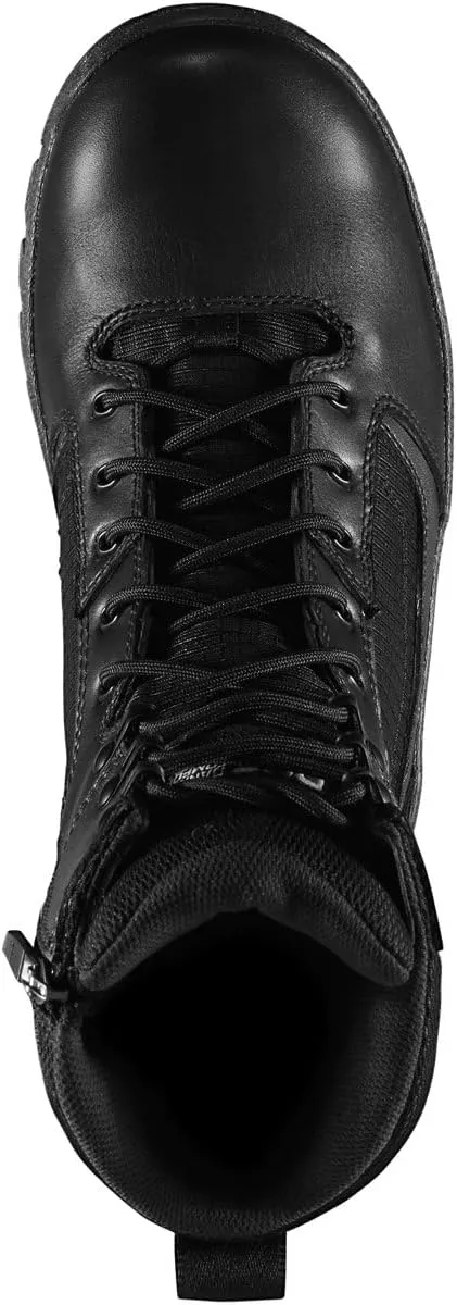 Danner Lookout 8” Side-Zip Tactical Boots for Men - BBP Waterproof, Polishable Full-Grain Leather & Nylon with Comfort Footbed, Slip-Resistant Outsole