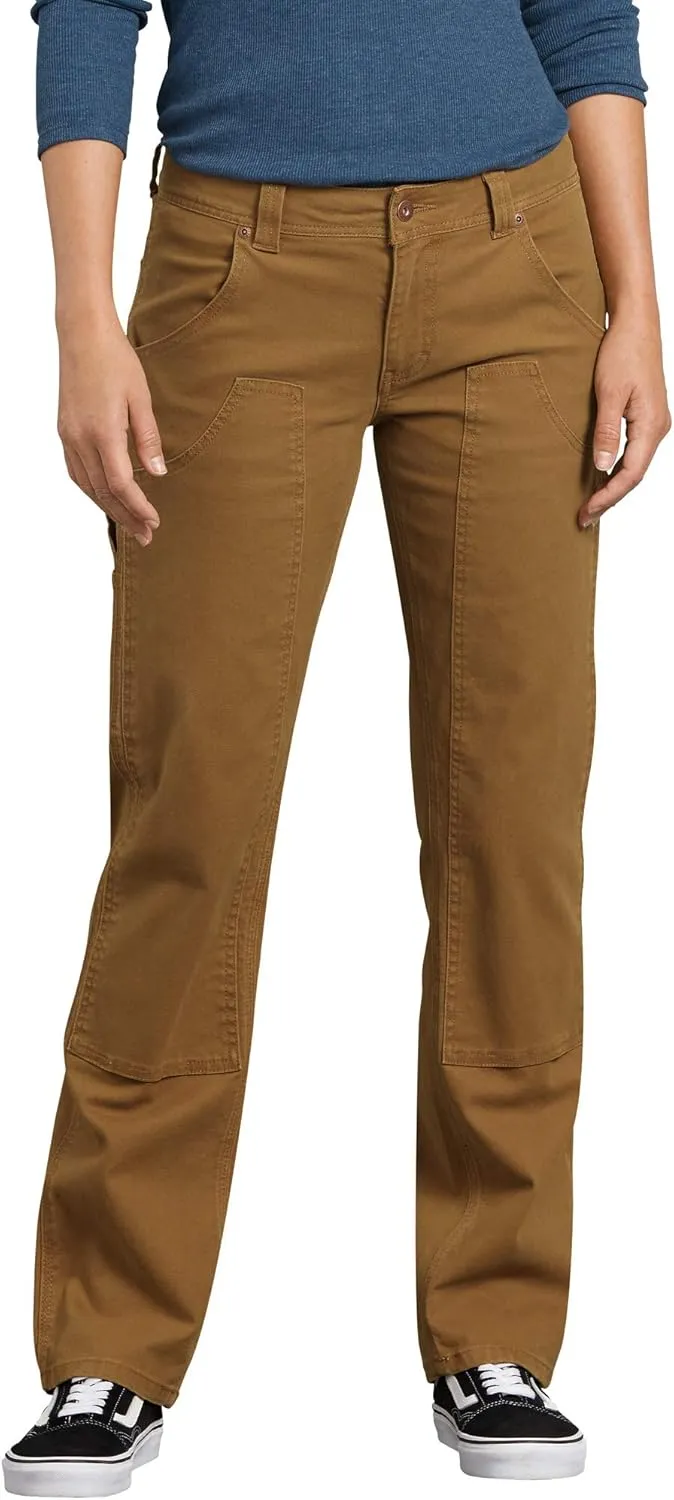 Dickies Women's Stretch Duck Double Front Carpenter Pant