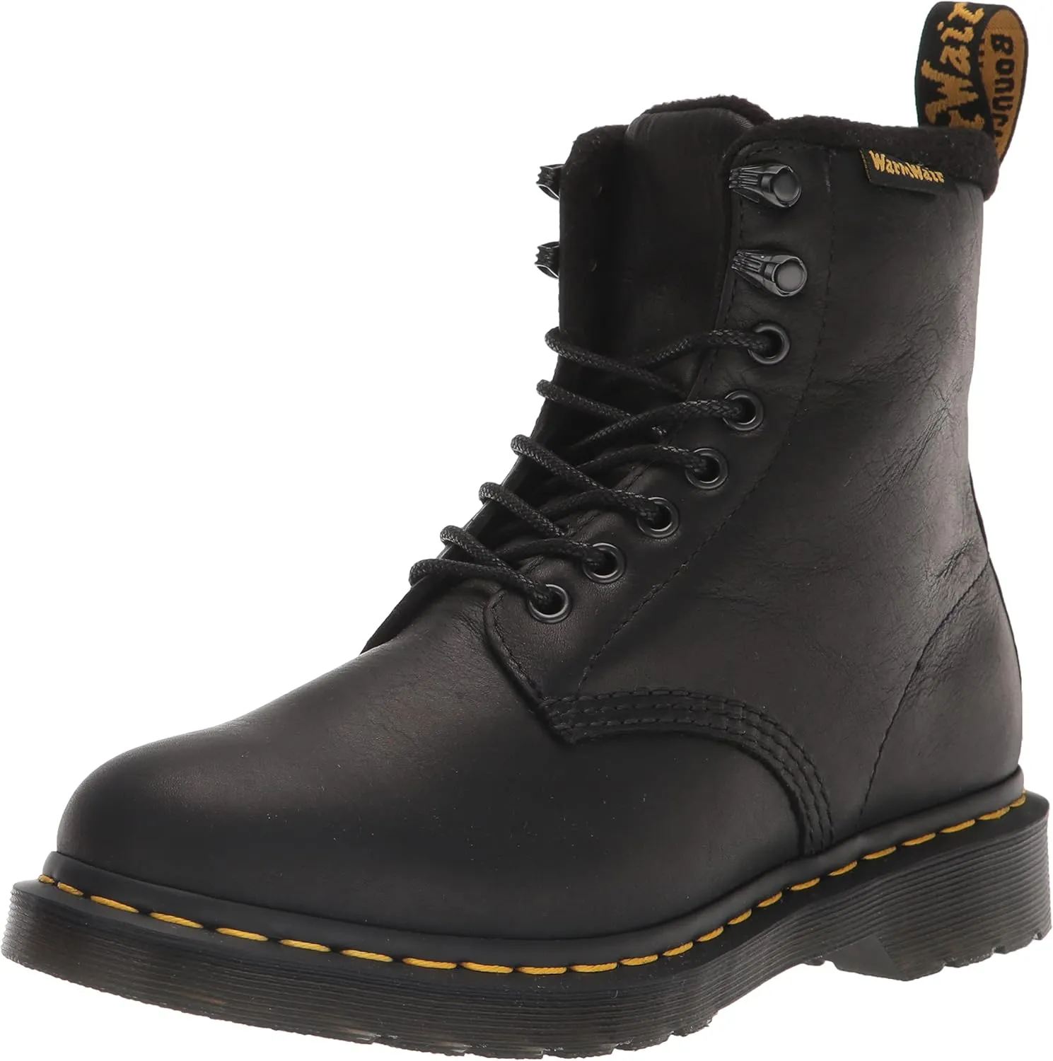 Dr. Martens Unisex 1460 Pascal Fashion Boot, Black Valor WP, 9 US Women