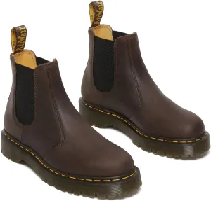 Dr. Martens Unisex 2976 Bex Chelsea Boot, Dark Brown Crazy Horse, 12 US Women