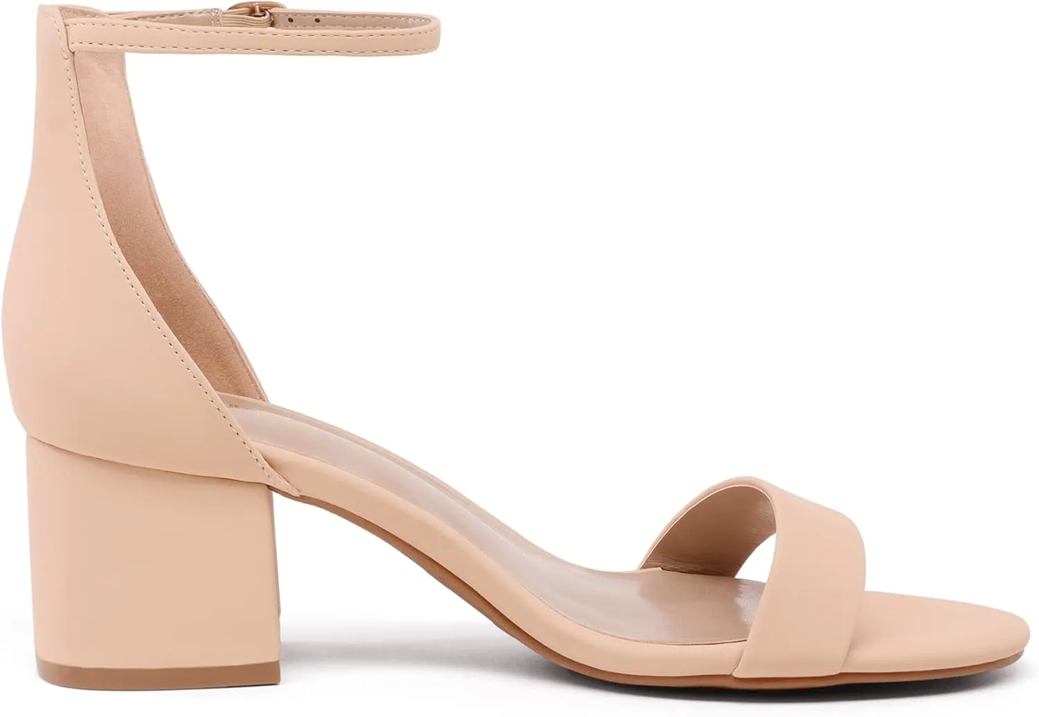 DREAM PAIRS Womens Low-Chunk Low Heel Pump Sandal