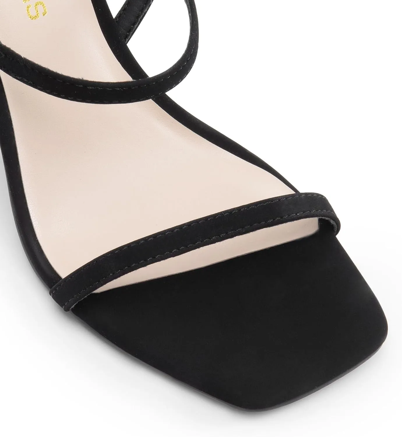 DREAM PAIRS Women’s Slingback Heels High Stilettos Open Square Toe Ankle Strap Pumps Sexy Comfort Strappy Dress Shoes Wedding Bridal Heeled Sandals