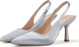Elisabet Tang 3.14 in Trendy Slingback Stiletto Pumps for Women - Sexy Slip on Pointed Closed Toe mid High Heels Daily Party Office