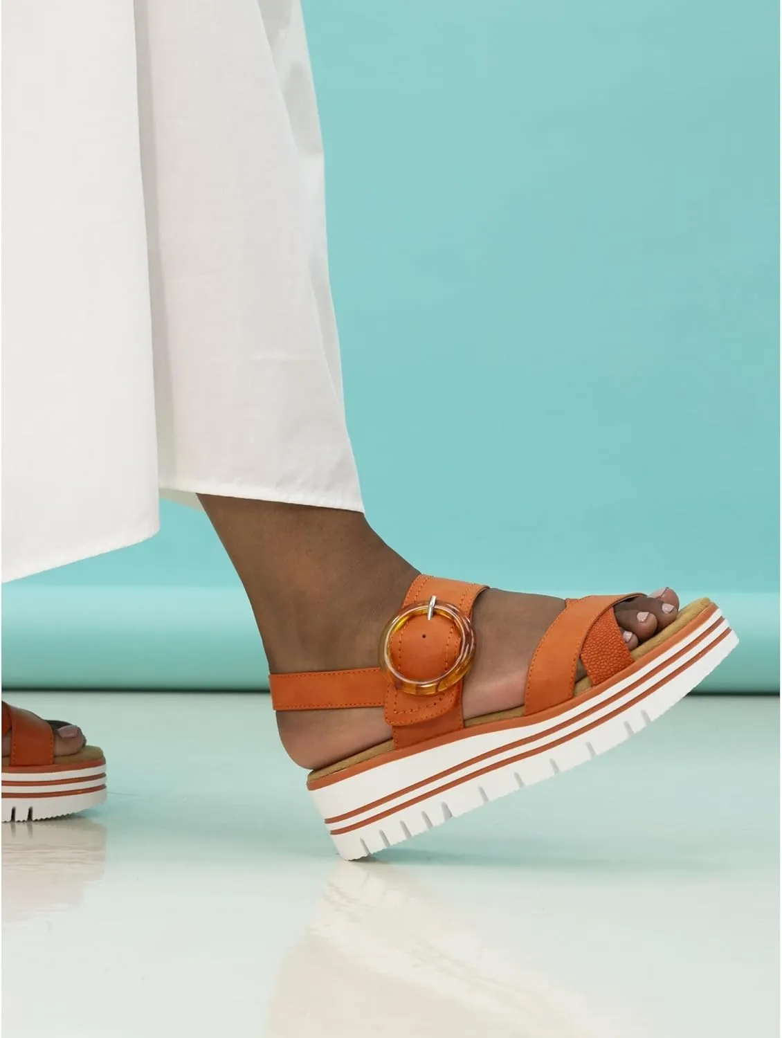 Elise Women's Sandals, Orange