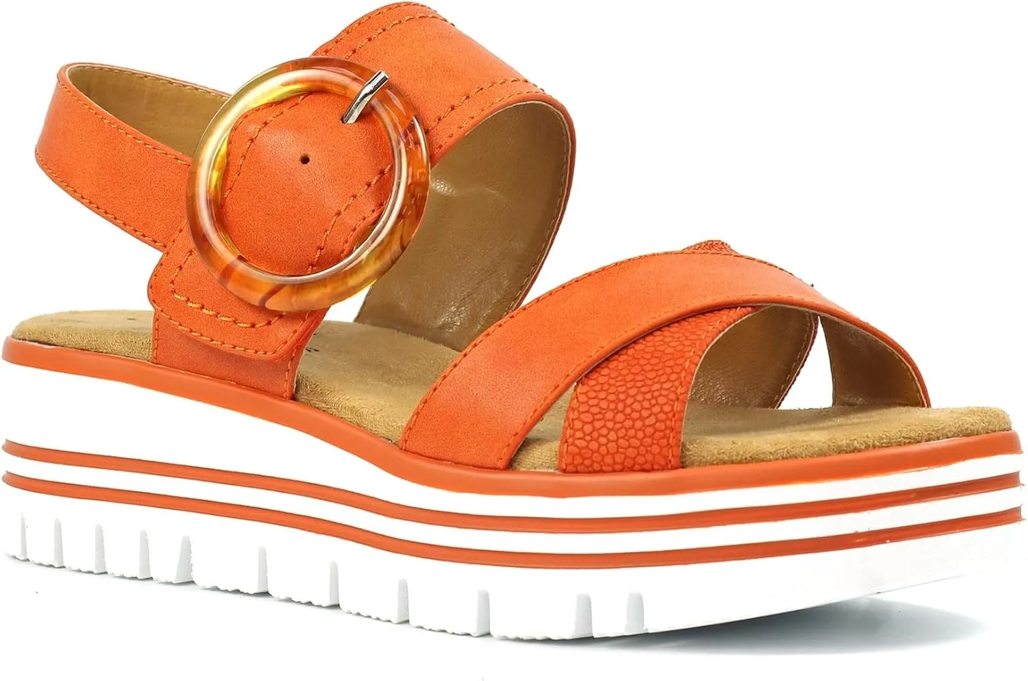 Elise Women's Sandals, Orange