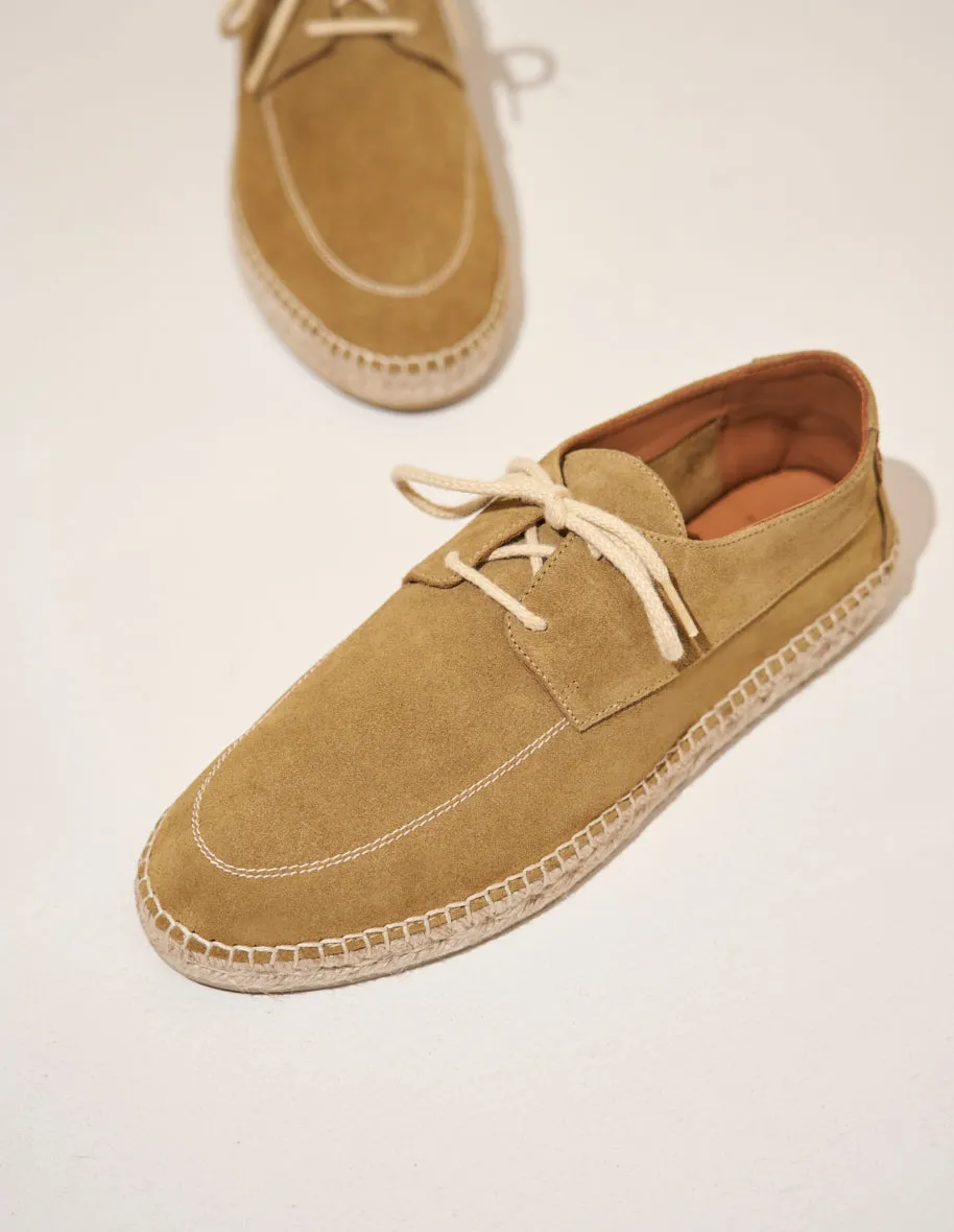 Espadrilles Charles - Suède kaki