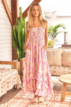 Evolet Print Samba Maxi Dress