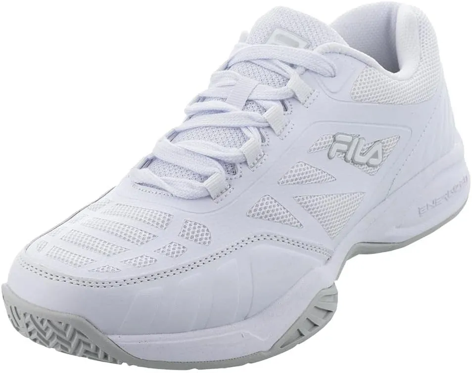 Fila Kids Boys Axilus Lace Up Tennis Sneakers Shoes - White - Size 7 M
