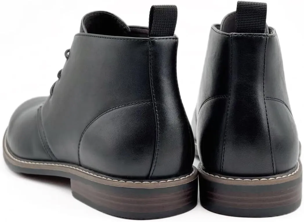 Finishing & Sewing Men's Classic Dress Casual Chukka Boots Lace Up Desert Ankle Boots