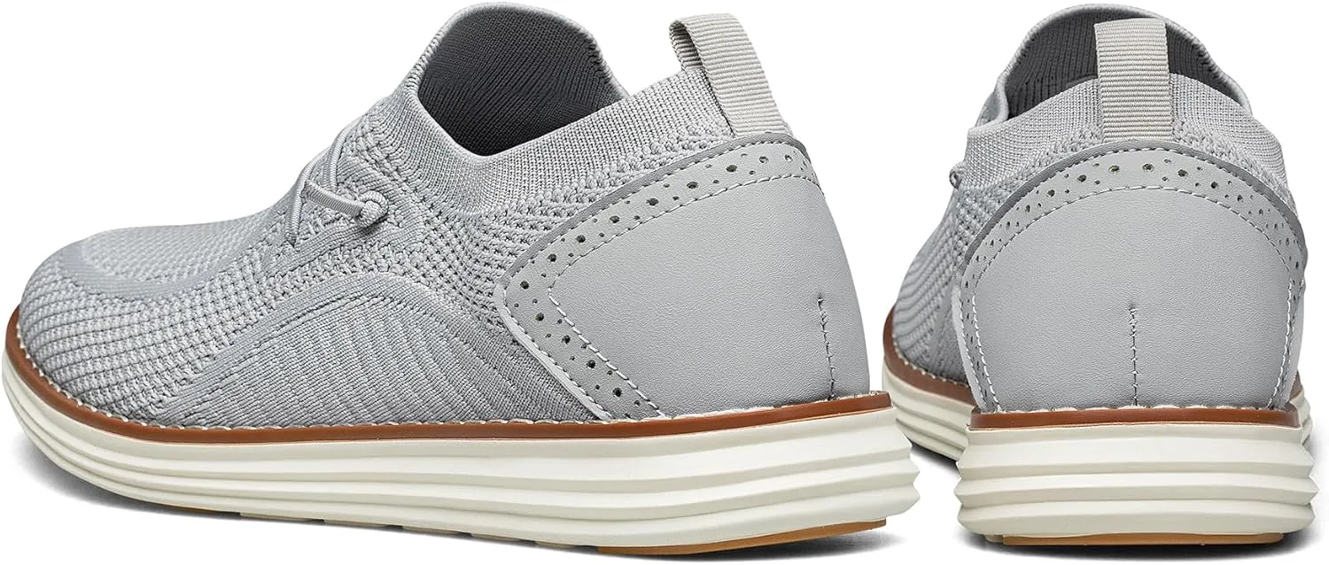 FLAGELI Breeze Shoes Men Ultra Lightweight Loafers Breathable Mesh Slip-ons Comfortable Men's Dress Shoes Casual Business Dress Sneakers Office Footwear Walking Zapatos