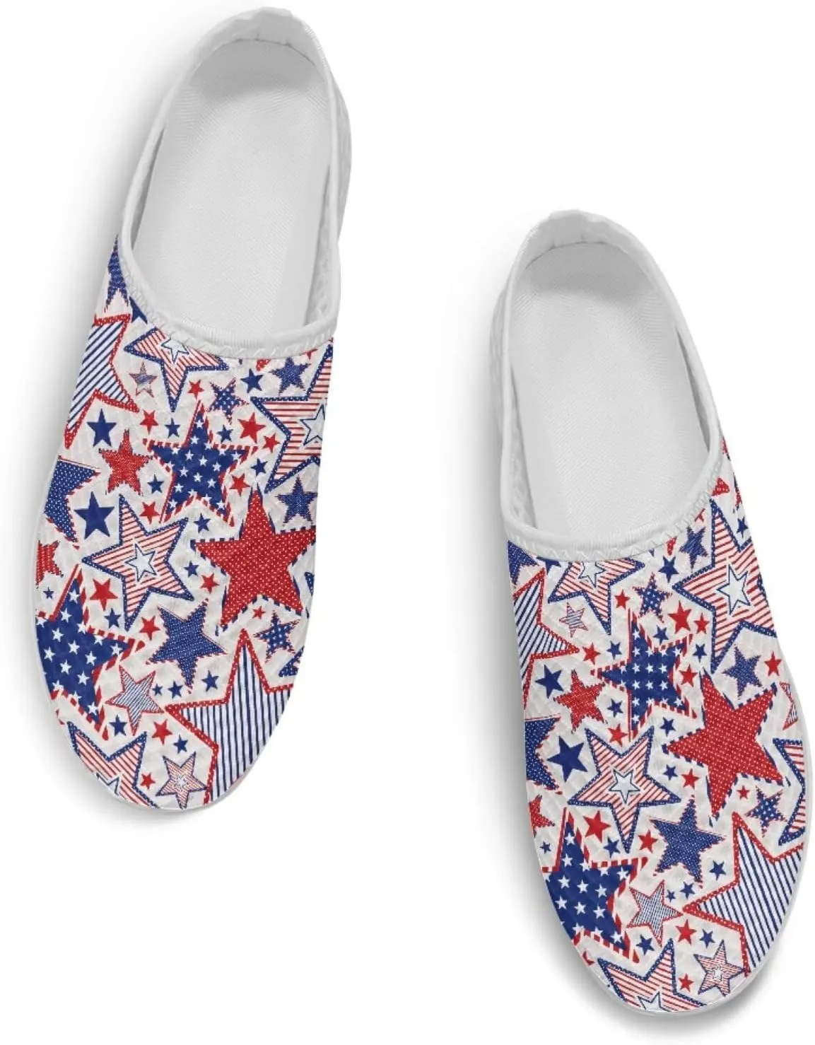 Flats for Women Water Shoes Womens Mules Slip On Mesh Barefoot Shoes Lightweight Closed Toe Slide Aqua Socks Flats