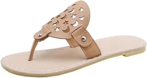 Flip Flops, Anti-Slip Momen Slippers, Clip-Toe Hollow Deodorant Moisture Wicking Breathable Sandals, Men Linen Casual Outdoor Home Flip-Flop