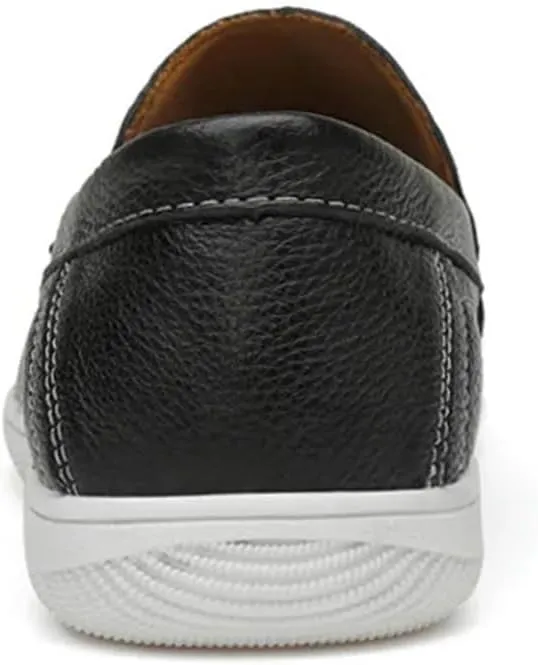 FMURY Casual Mens Shoes Leather Slip On Shoes Men Loafers Driving