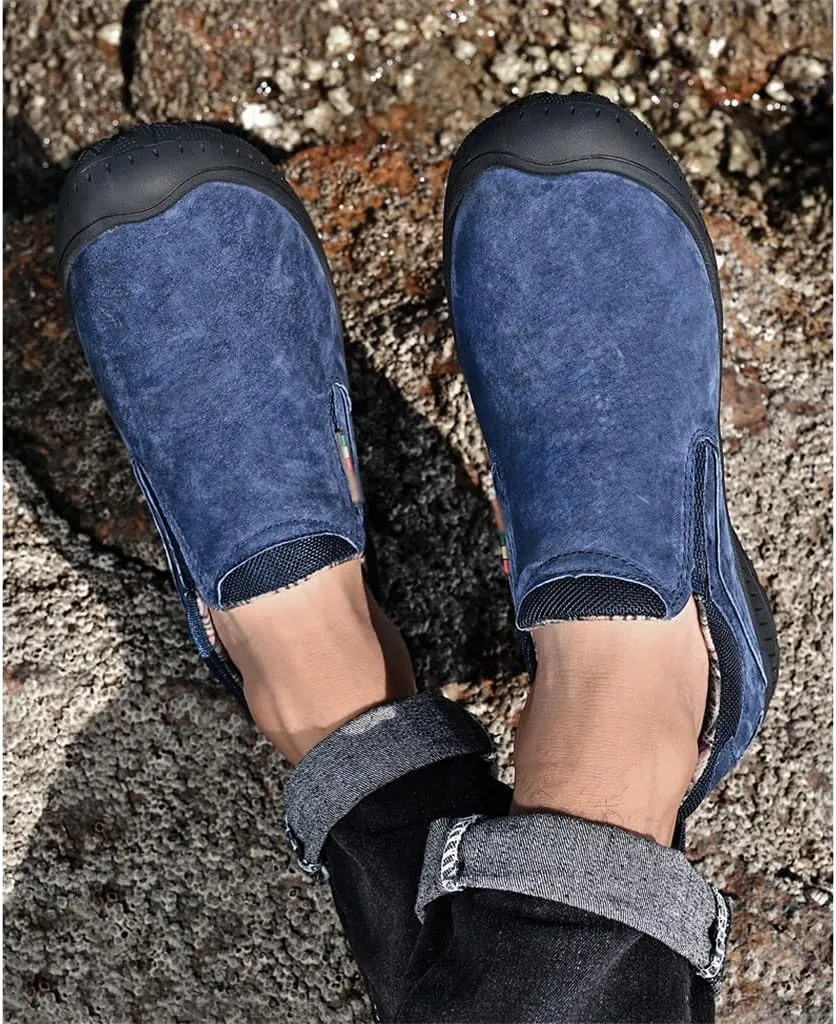 FMURY Men Casual Sneakers Men Loafers Shoes Men Driving Shoes Moccasins Breathable Walking Footwear(42 Code)