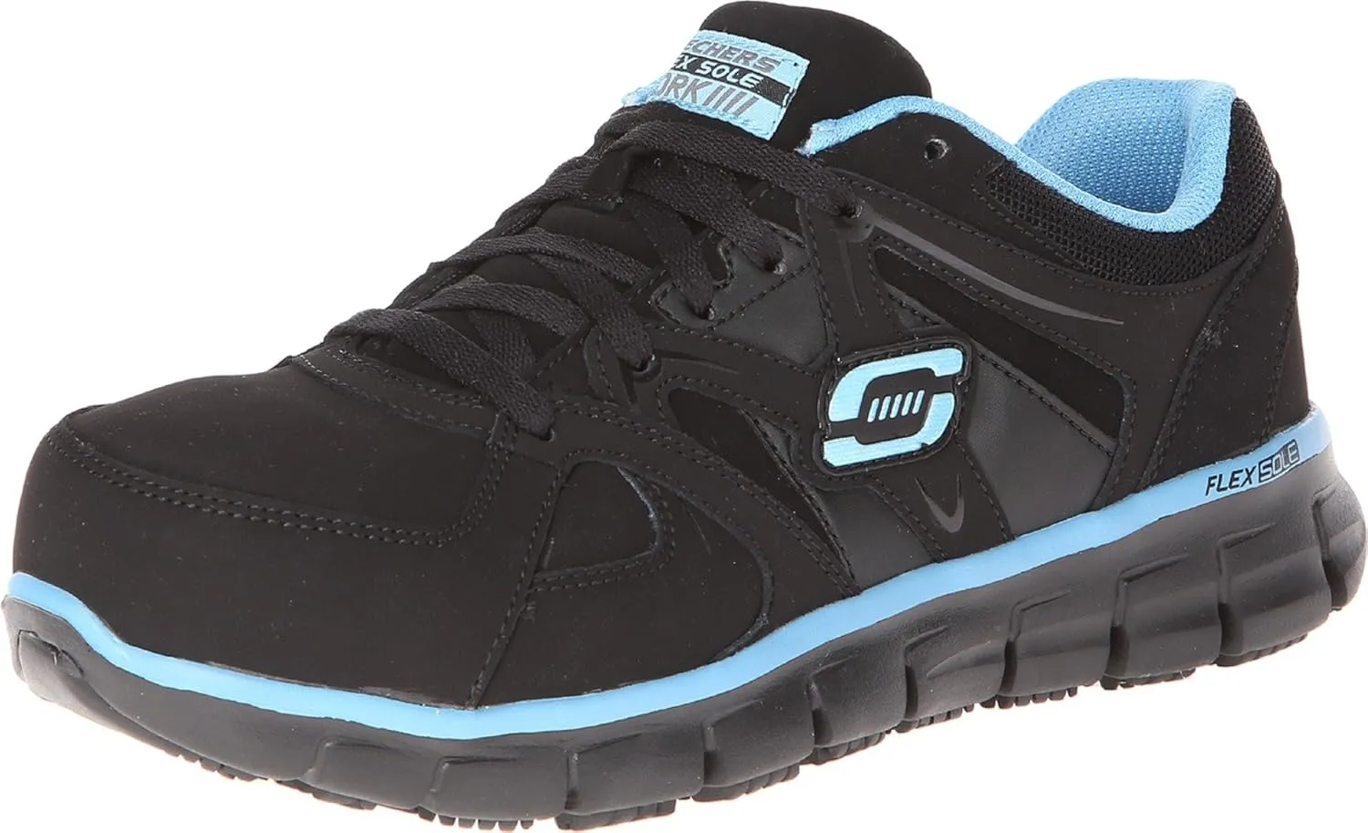 for Work Women's Synergy Sandlot Alloy Toe Lace-Up Work Shoe