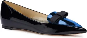 FOWT Bow-Knot Ballet Flats for Women Pointed Toe Loafers Slip-On Gradient Color Two Toned Shoes for Girls Female Work Office Size 4-16 US