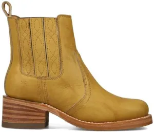 Frye Campus Chelsea Ankle Boots for Women - Premium 5.75” Leather Boots with Luxurious Lining and Leather Outsole with Chunky 1.75” Block Heel