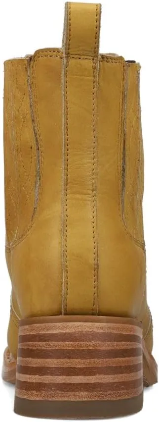 Frye Campus Chelsea Ankle Boots for Women - Premium 5.75” Leather Boots with Luxurious Lining and Leather Outsole with Chunky 1.75” Block Heel