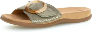 Gabor Women's Clogs Lady Mules, Sage Green, 7 US