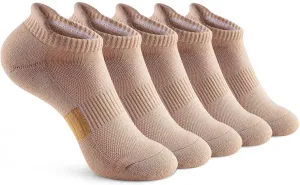 Gonii Ankle Socks Womens Running Athletic No Show Socks Cushioned 5-Pairs