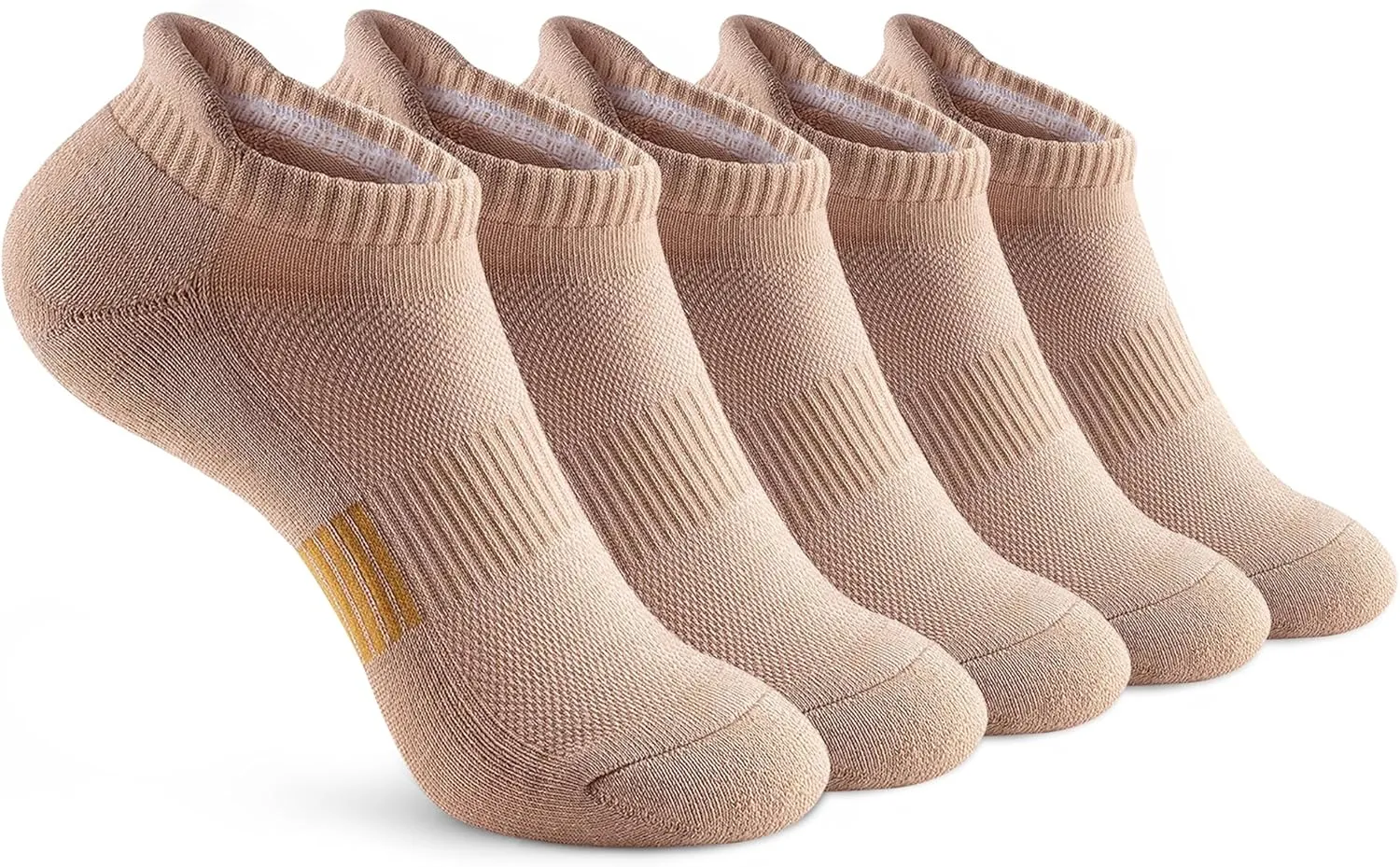 Gonii Ankle Socks Womens Running Athletic No Show Socks Cushioned 5-Pairs