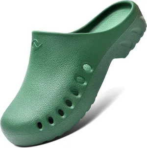 GOOBON Arch Support Sandals Nursing Shoes Garden Clogs for Women Men Waterproof Slip on Beach Slippers Unisex (US5.5-14 B(M)