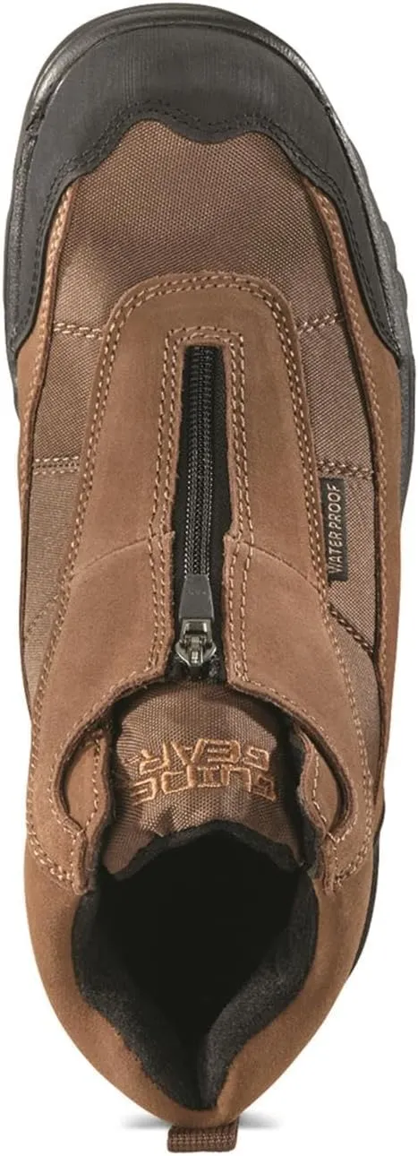 Guide Gear Men's Silvercliff II Mid Zip Hiking Boots Waterproof Outdoor Shoes