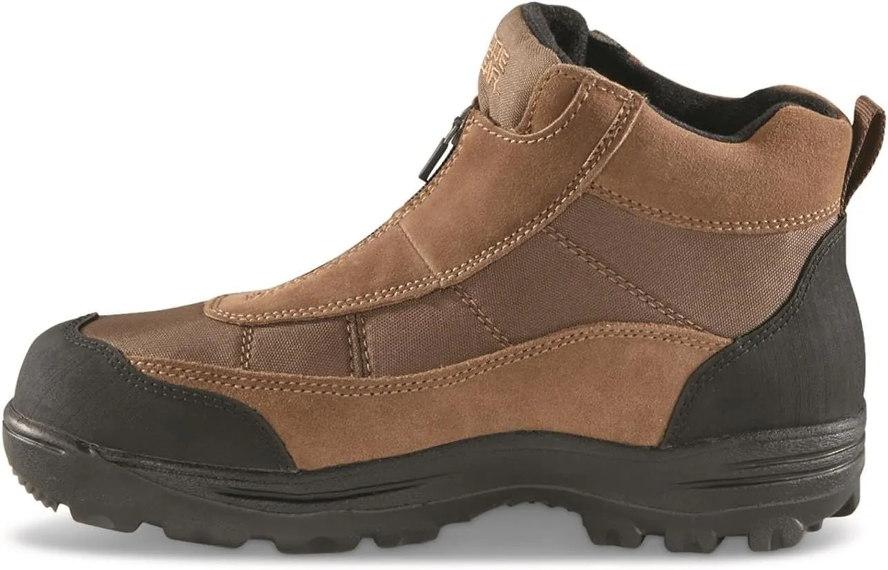Guide Gear Men's Silvercliff II Mid Zip Hiking Boots Waterproof Outdoor Shoes