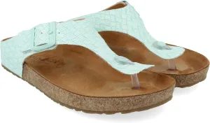 HAFLINGER Bio Memphis mules, toe separator, unisex, leather