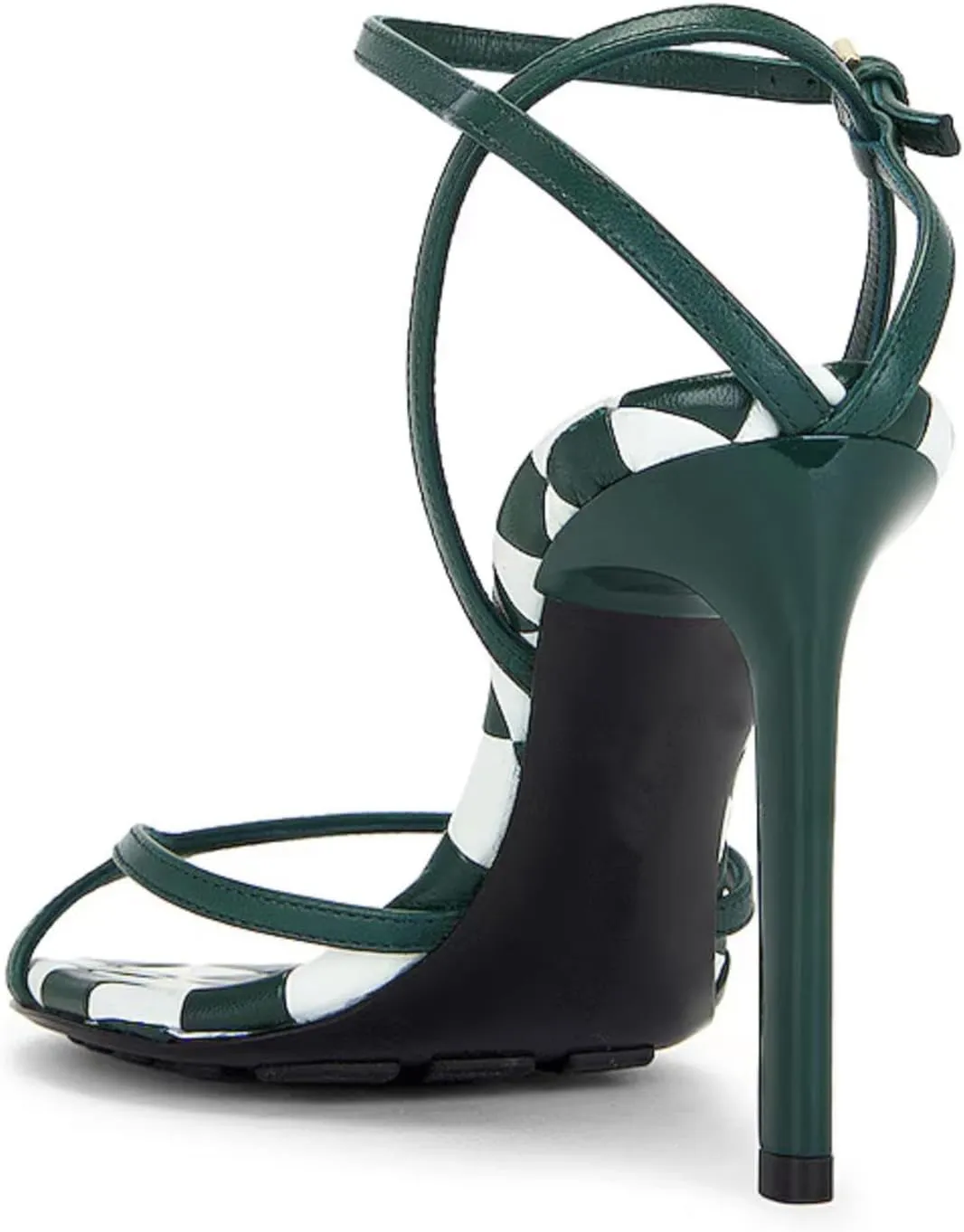 heelchic Women Stiletto High Heel Sandals Ankle Strap Buckle Open Toe Heels Sandals Fashion Party Dress Strappy Sandals