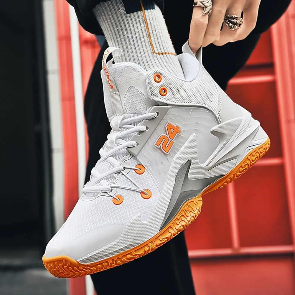 High top Neutral Basketball Shoes Men's Shoes Women's Shoes Super Light Sneakers high top Graffiti Style Combat Shoes