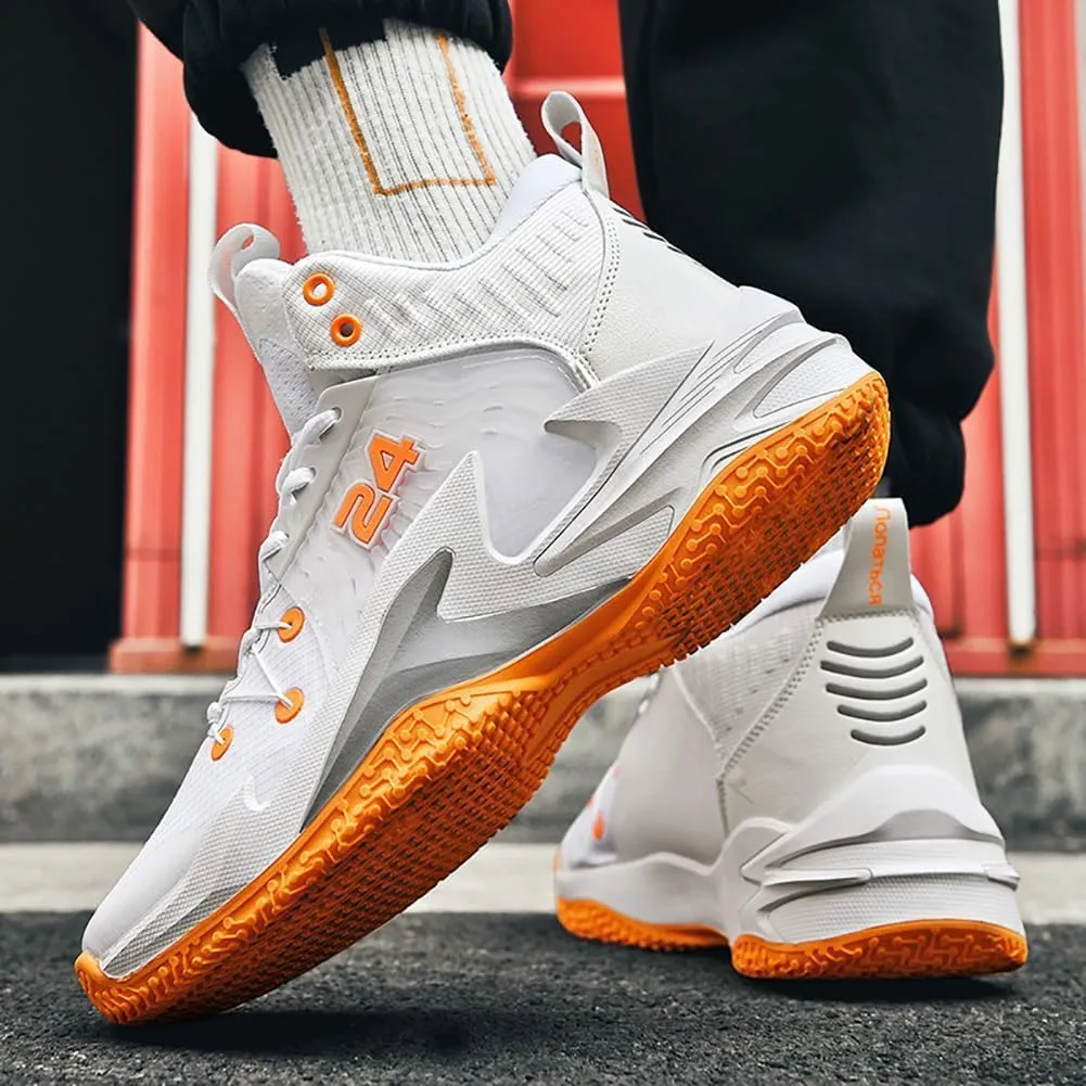 High top Neutral Basketball Shoes Men's Shoes Women's Shoes Super Light Sneakers high top Graffiti Style Combat Shoes