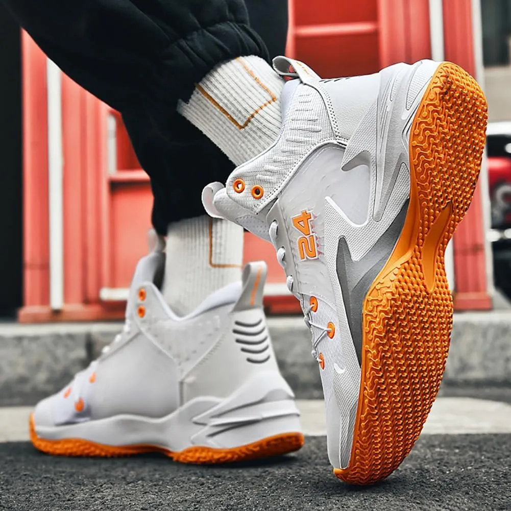 High top Neutral Basketball Shoes Men's Shoes Women's Shoes Super Light Sneakers high top Graffiti Style Combat Shoes