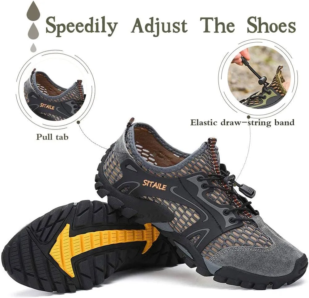 Hiking Water Shoes for Men Women Quick Dry Barefoot Aqua Swim River Shoes for Pool Beach Fishing Water Hiking Sandals