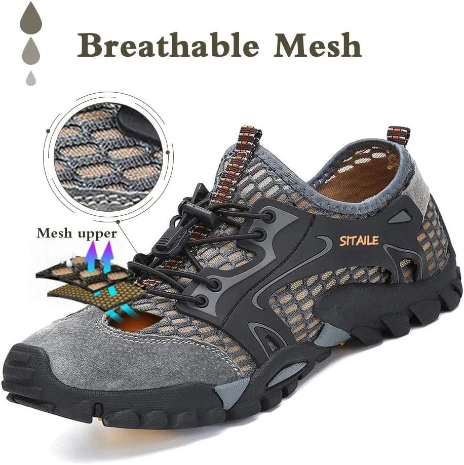 Hiking Water Shoes for Men Women Quick Dry Barefoot Aqua Swim River Shoes for Pool Beach Fishing Water Hiking Sandals