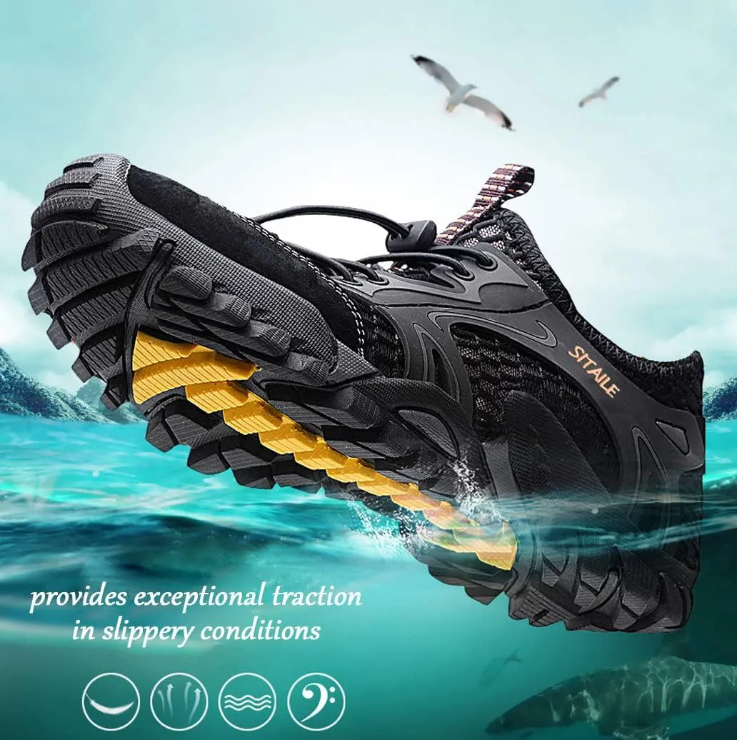 Hiking Water Shoes for Men Women Quick Dry Barefoot Aqua Swim River Shoes for Pool Beach Fishing Water Hiking Sandals