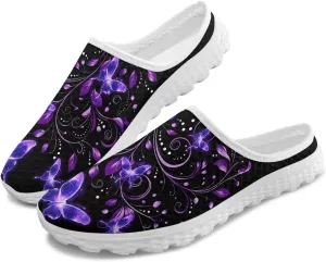 Howilath Women's Sport Mules Tennis Shoes Slip on Garden Shoes Loafers Fashion Backless Sneakers for Street Style Outdoor